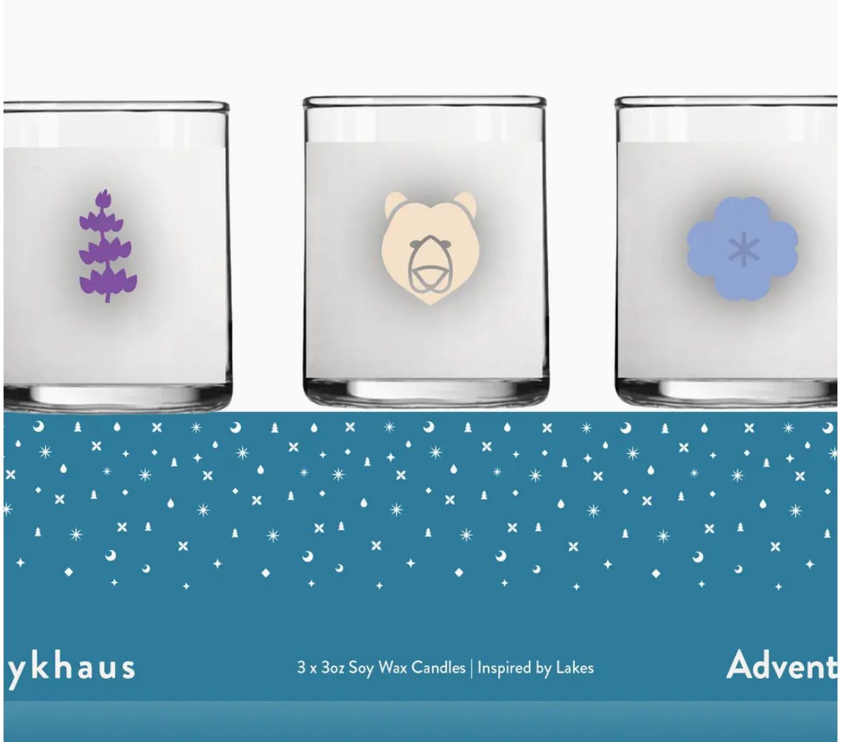 Votive Candle Trio Gift Box (3-3oz), Variety: Adventurer
