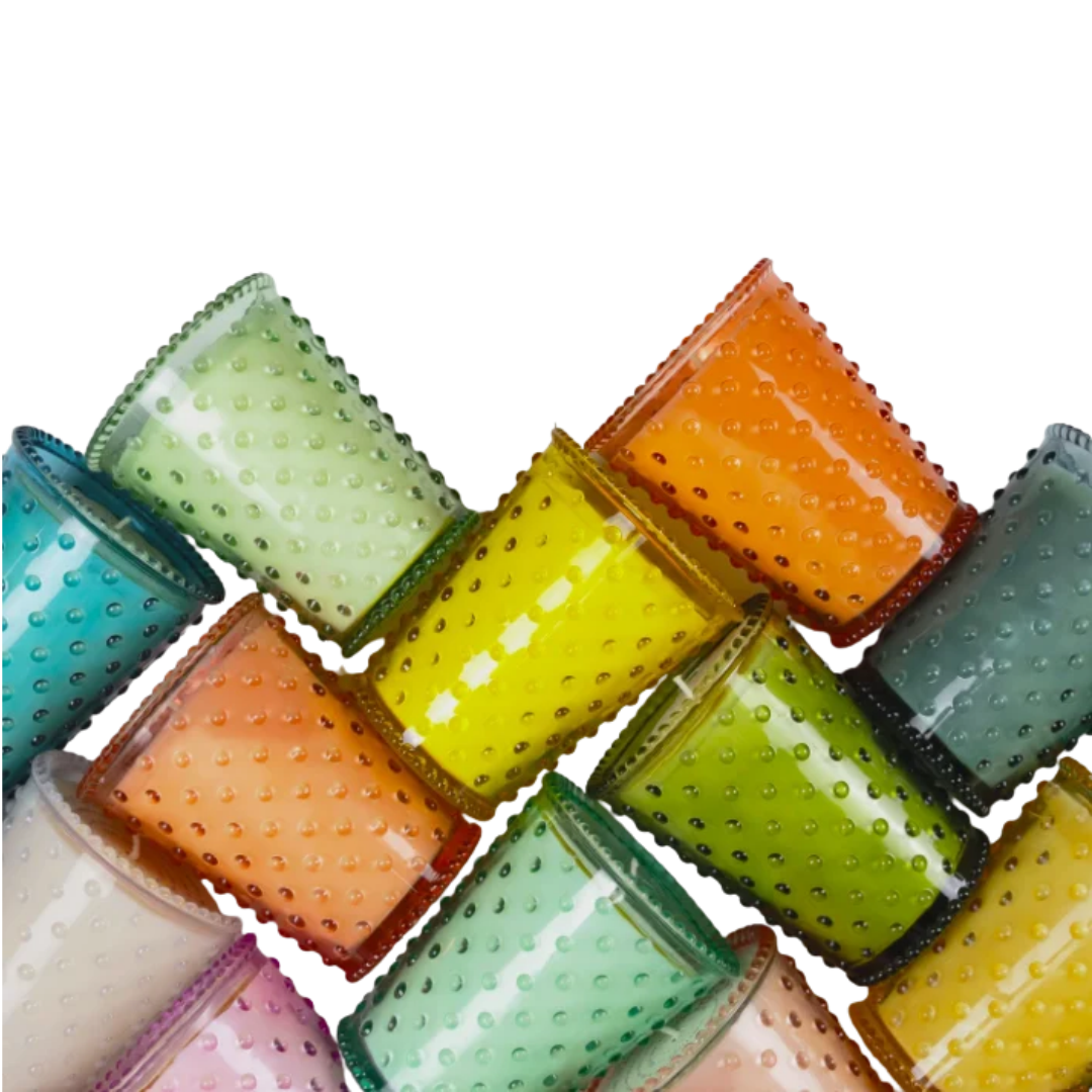 Hobnail Glass Candle (16 oz/454g)