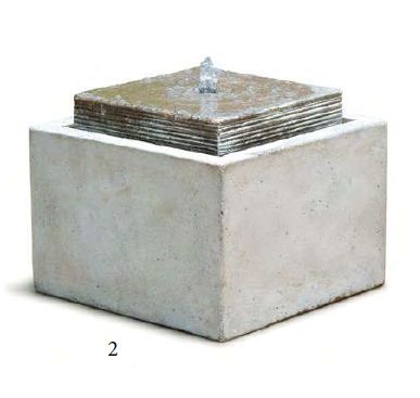 StoneLite Fountain - Low Cube, Size: 16"x11"