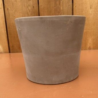 Chocolate Terracotta Pot, Variety: Straight 7.5"Dx6.5"H