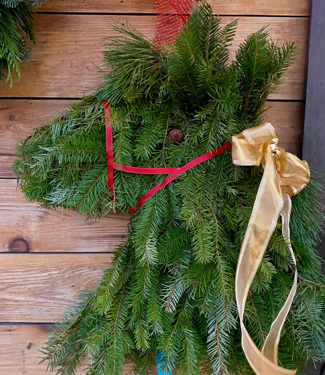 Holiday Horse Head Wreath Workshop