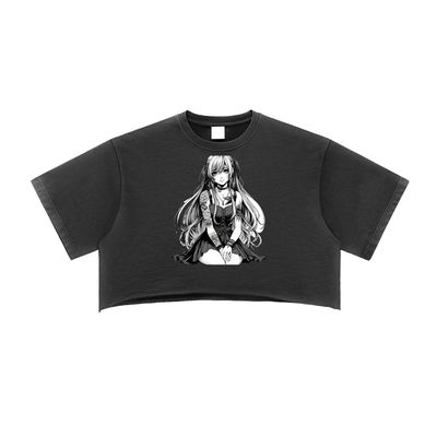 Gazing Girl Oversized Crop Tee