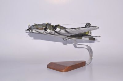 B17 Bomber Hells Angels 17 inch Distressed Version