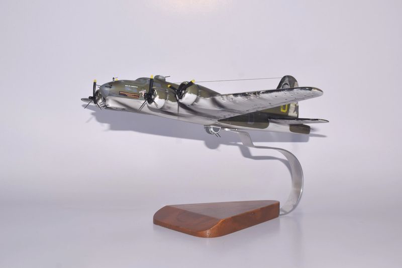 B17 Bomber Hells Angels 17 inch Distressed Desktop Model.