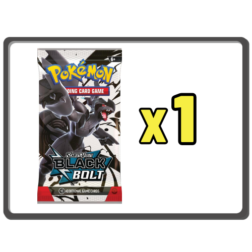 Black Bolt Booster Pack NO BULK (9 Packs= ETB WITH PROMO)