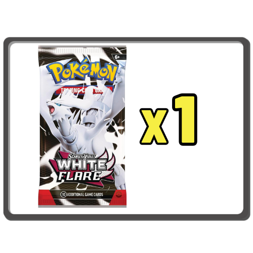White Flare Booster Pack (9 Packs= ETB WITH PROMO) BULK IF YOU PAY FOR SHIPPING