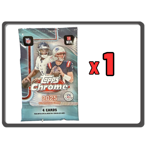 2025 Topps Chrome Football Blaster Pack