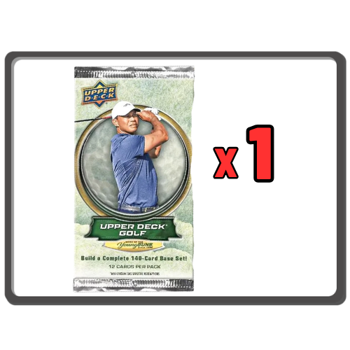 2025 Upper Deck Golf Sealed Collector Tin (1 Pack)