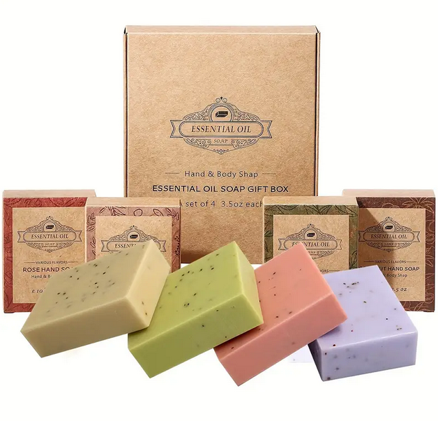 4 pack Herbal Extract Soaps