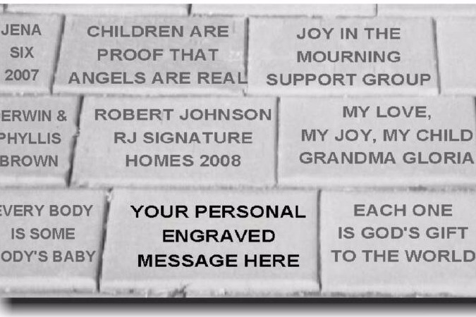 Angel Monument Memorial Paverstone