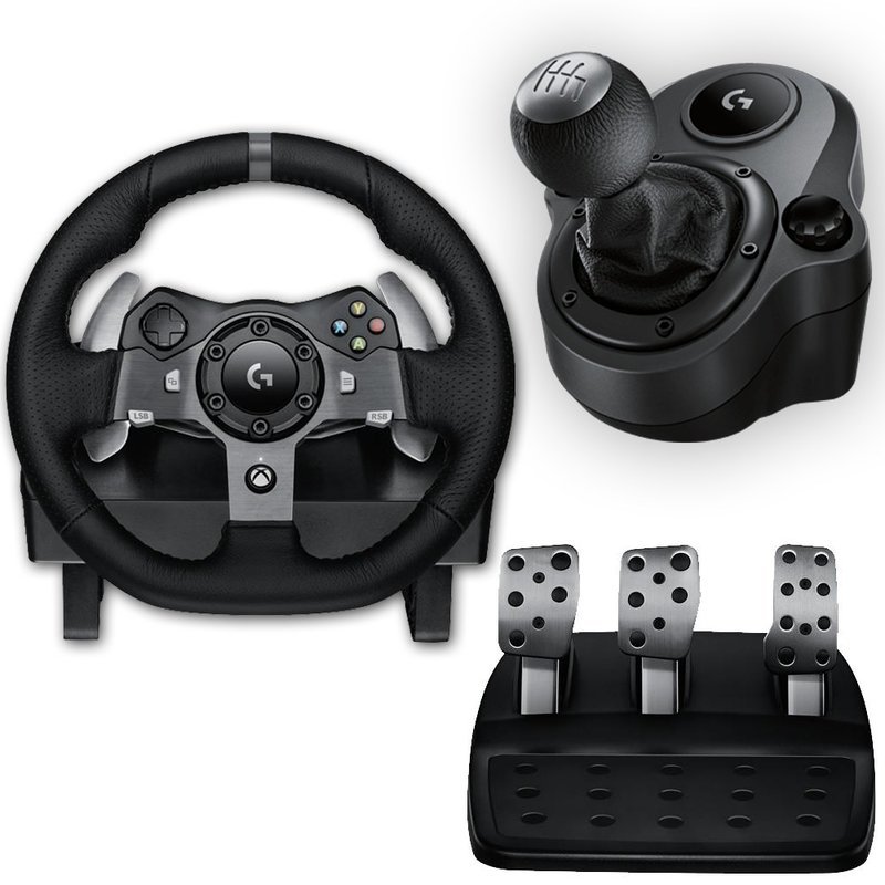 Volante Logitech G920 + Pedalera + Palanca De Cambios