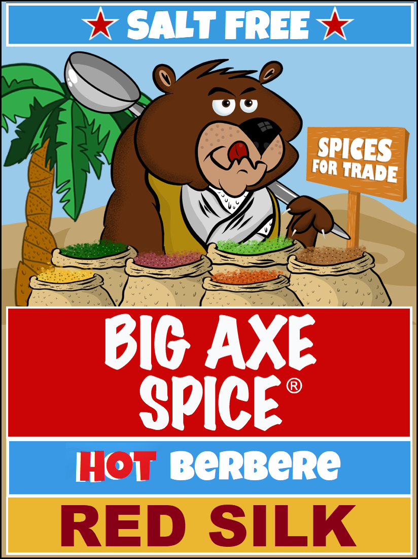 Chef Size (MEDIUM HOT) Red Silk Berbere Salt-Free Seasoning 16 oz.