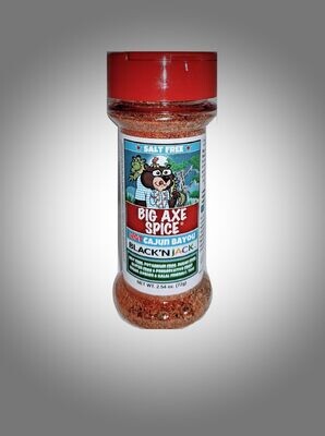 Small Spice Counter Size (MEDIUM HOT) Black&#39;nJack Cajun Salt-Free Seasoning 2.5 oz.