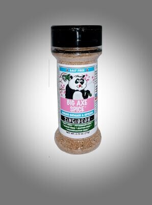 Small Spice Counter Size MILD ZingiBear Asian Ginger &amp; Spices Salt-Free Seasoning 2.7 oz.