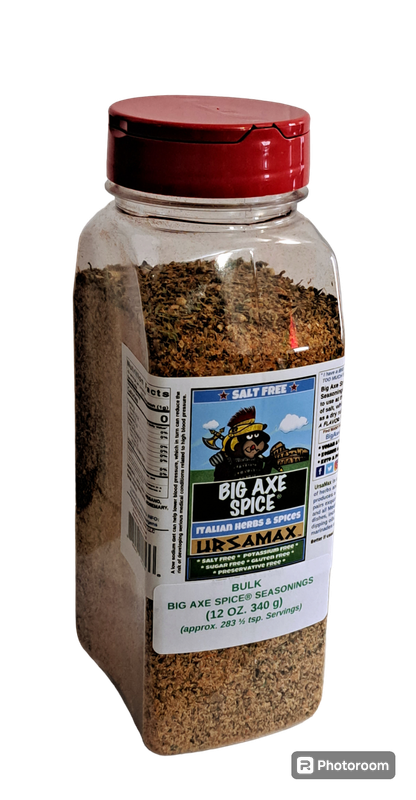 Chef Size MILD UrsaMax Italian Salt-Free Seasoning 12 oz.
