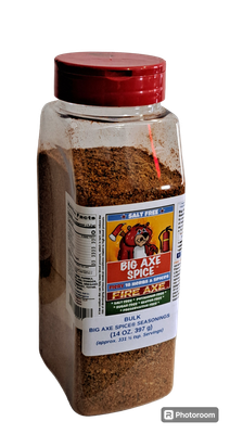 Chef Size (EXTRA HOT) FIRE AXE All Purpose Salt-Free Seasoning 14 oz.