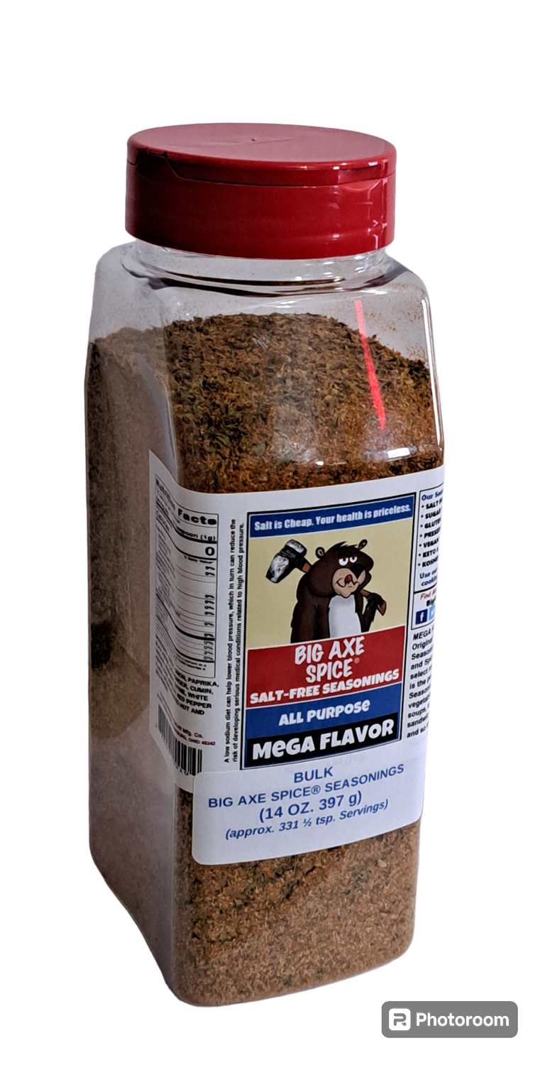 Chef Size MILD Original Mega Flavor All Purpose Salt-Free Seasoning 14 oz.