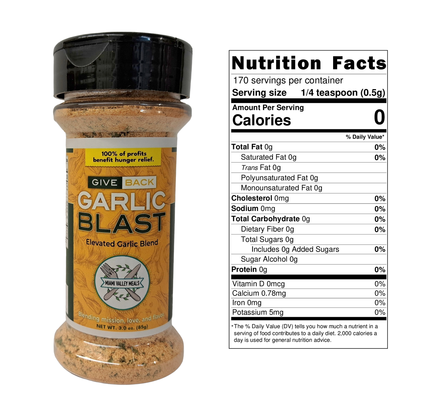 MVM Laura&#39;s Give Back Garlic Blast Seasoning - SPECIAL DEAL for MVM FRIENDS!