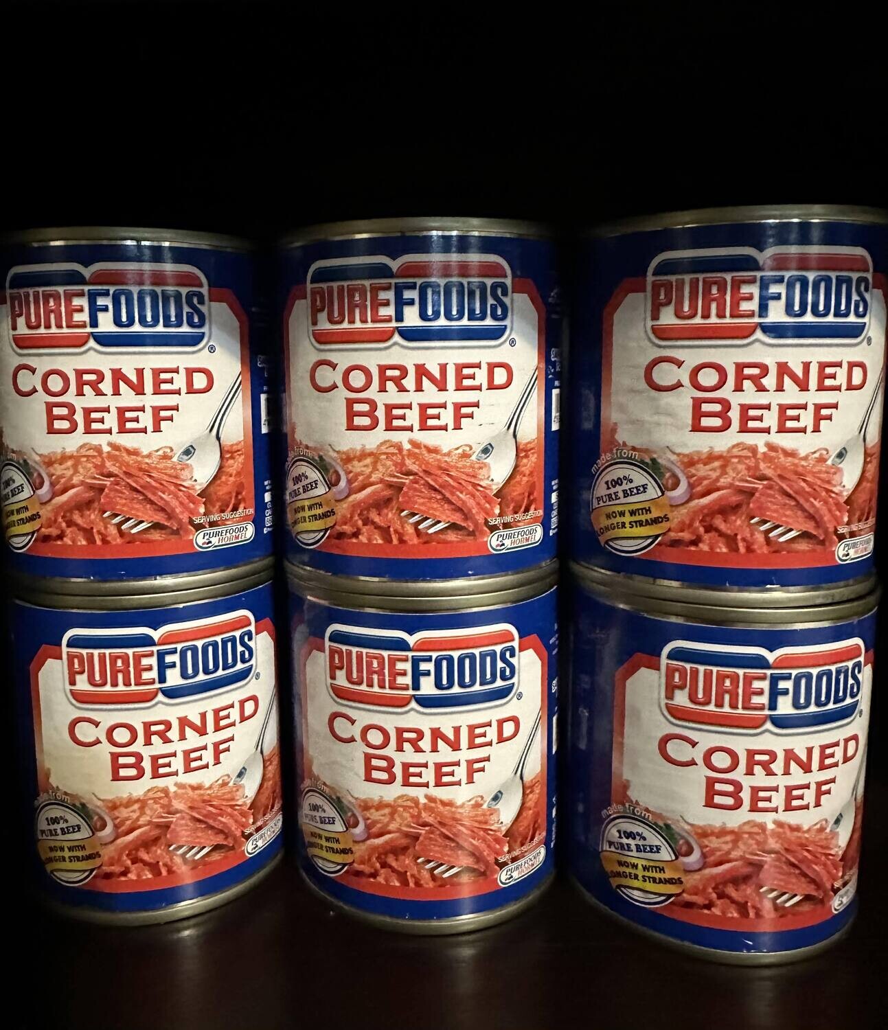 PURE FOODS - CORNED BEEF 210 G