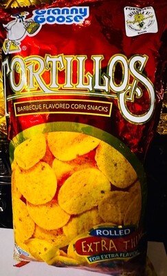 Granny Goose - Tortillos Bbq corn snacks 160g