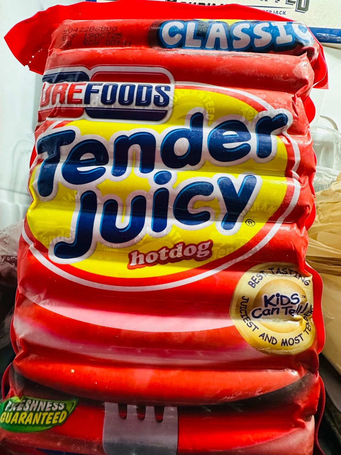 Classic Tender Juicy Hotdogs 1 Kg