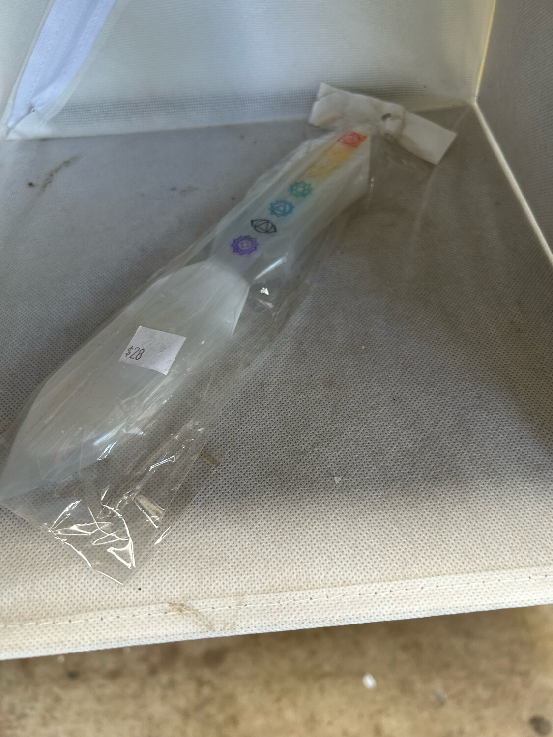 Selenite Charkra Knife