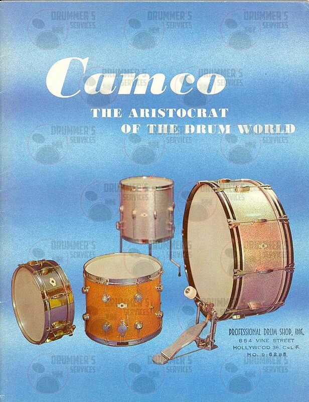 Camco Drum Catalog - 1962