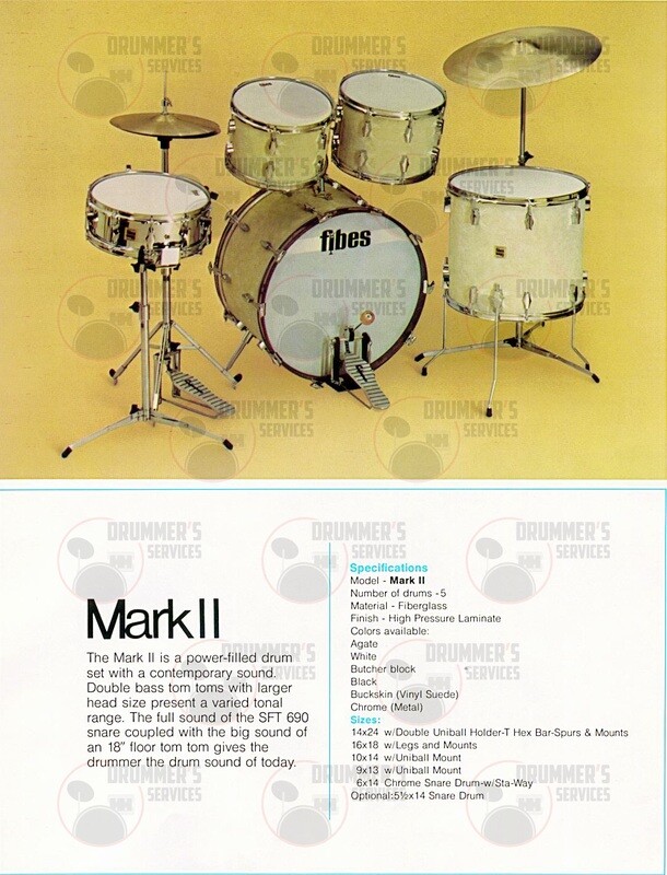 Fibes Drum Catalog - 1970