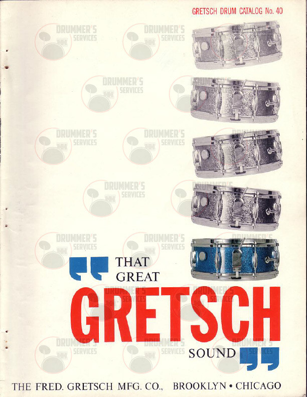 Gretsch Drum Catalog - 1961