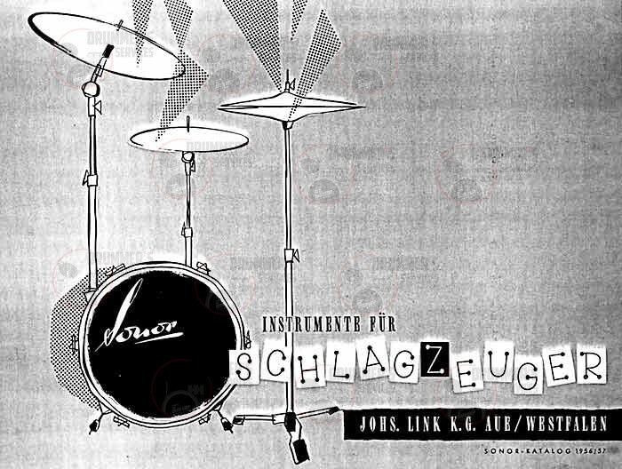 Sonor Drum Catalog - 1956