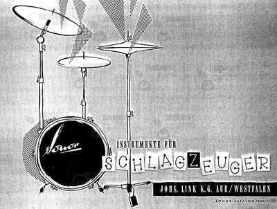 Sonor Drum Catalog - 1956