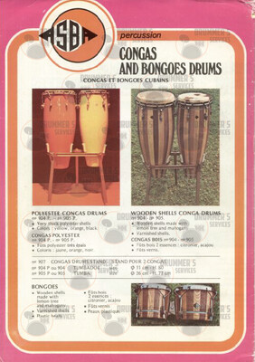 ASBA Drum Catalog - 1975