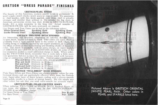 Gretsch Drum Catalog - 1941