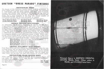 Gretsch Drum Catalog - 1941
