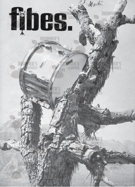 Fibes Drum Catalog - 1970&#39;s (Black &amp; White)