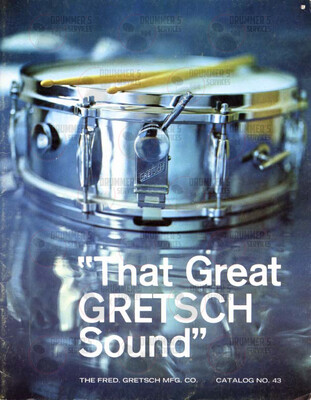 Gretsch Drum Catalog - 1966