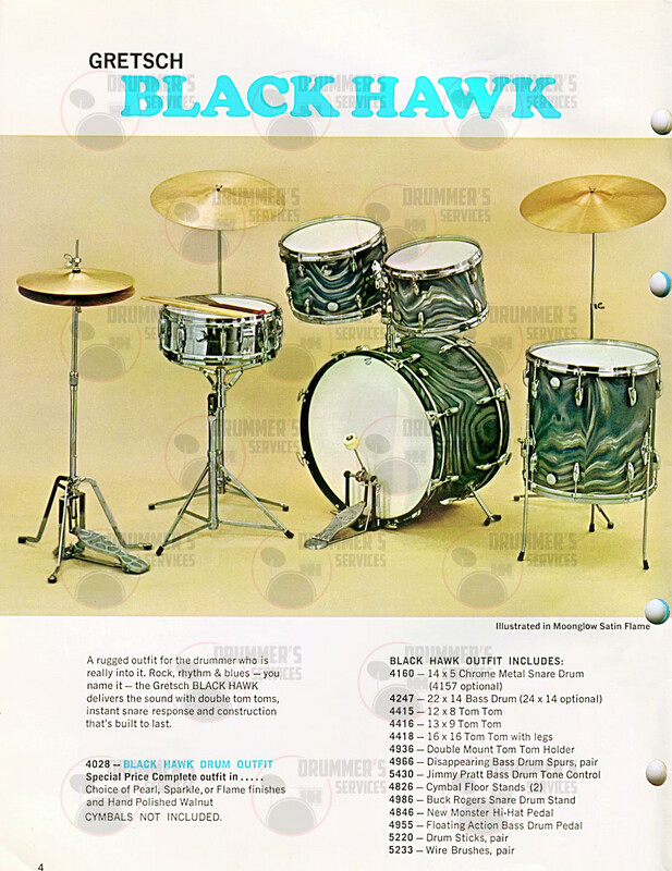 Gretsch Drum Catalog - 1971