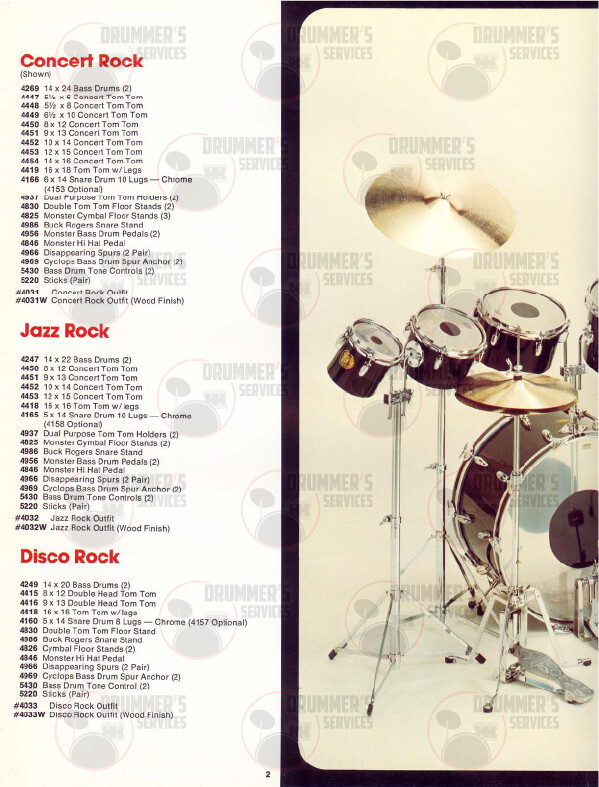 Gretsch Drum Catalog - 1977