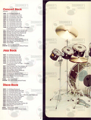 Gretsch Drum Catalog - 1977