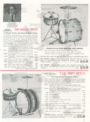 Gretsch Drum Catalog - 1954