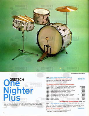 Gretsch Drum Catalog - 1966