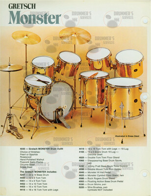 Gretsch Drum Catalog - 1970 (Supplemental)