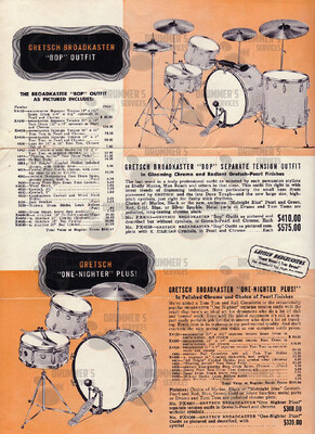 Gretsch Drum Catalog - 1950