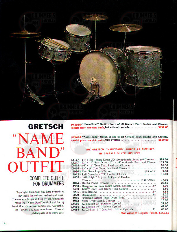 Gretsch Drum Catalog - 1963