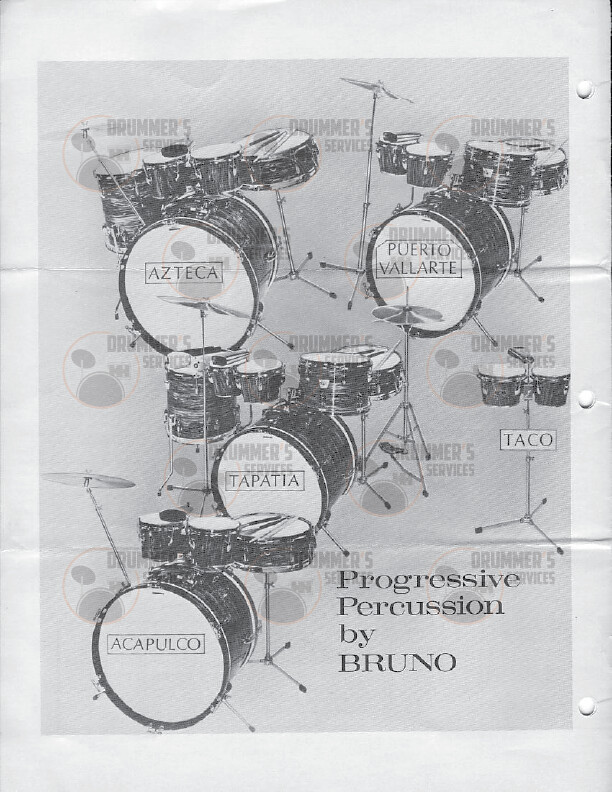 Bruno Drum Catalog on Paper (Unknown)