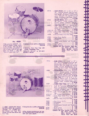 Kent Drum Catalog (Unknown)