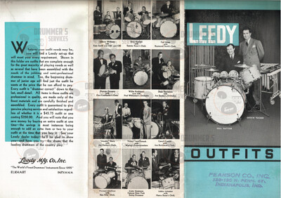 Leedy Drum Catalog - 1940&#39;s (Supplemental)