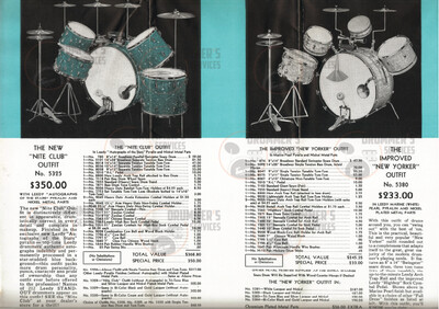 Leedy Drum Catalog - 1940's (Supplemental)
