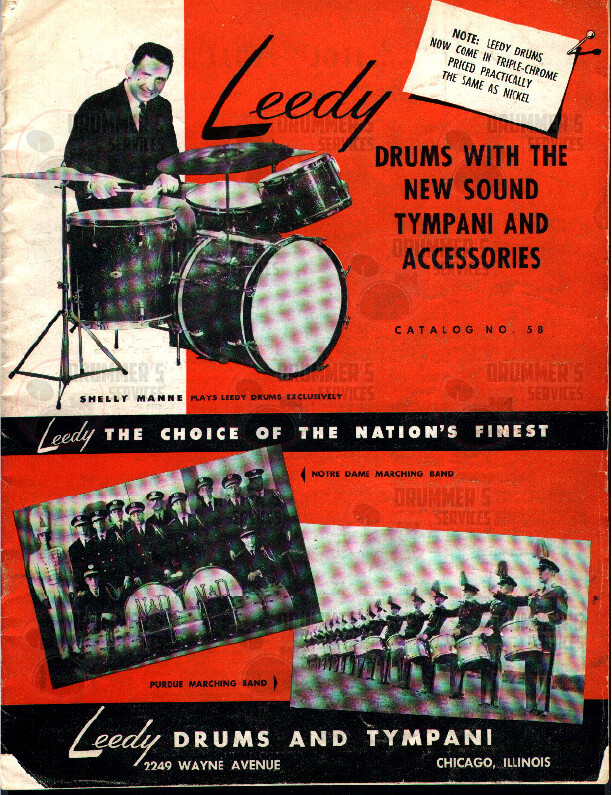 Leedy Drum Catalog - 1958