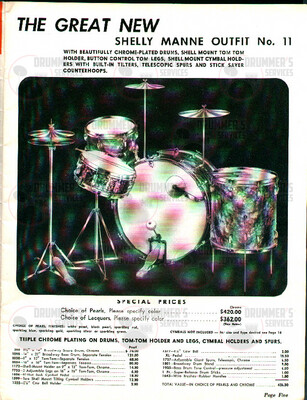 Leedy Drum Catalog - 1958